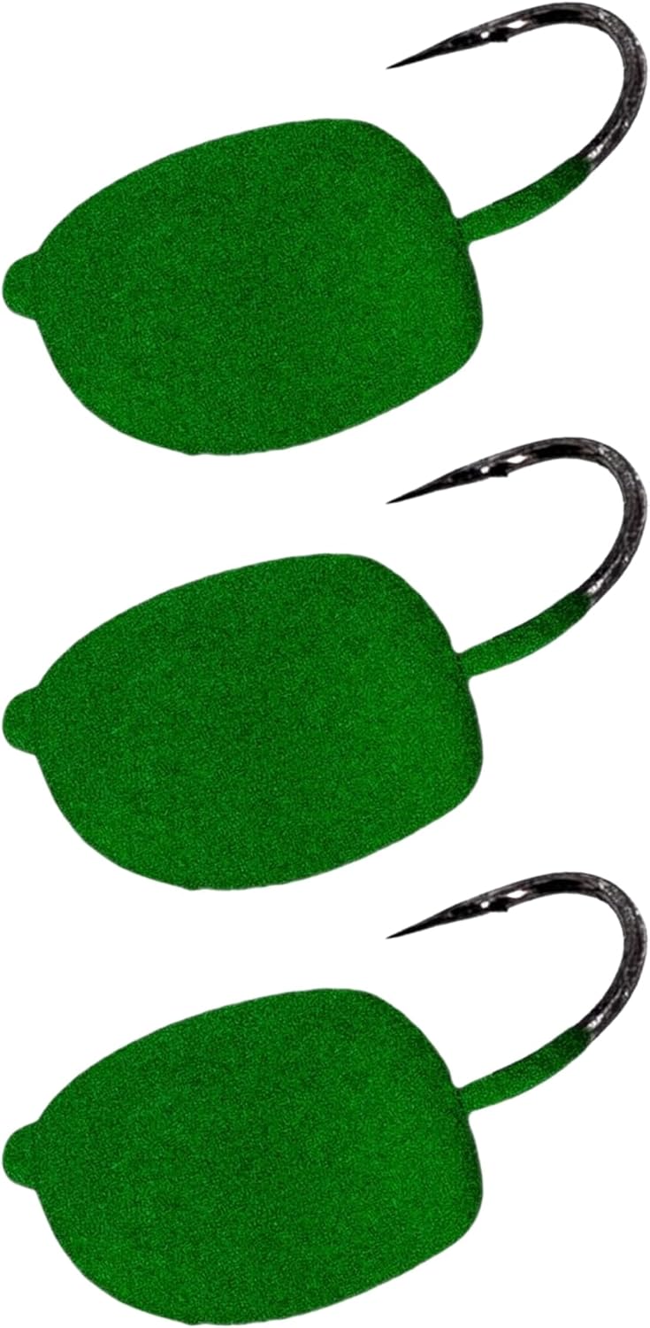 Intent Tackle Structure Series Jig Fishing Lure, Fishing Jigs, Jig Heads Saltwater, Crappie Hooks, Super Sharp Mustad Hooks, Saltwater Jig Heads, Fluke Fishing Hook, (3 Pack)