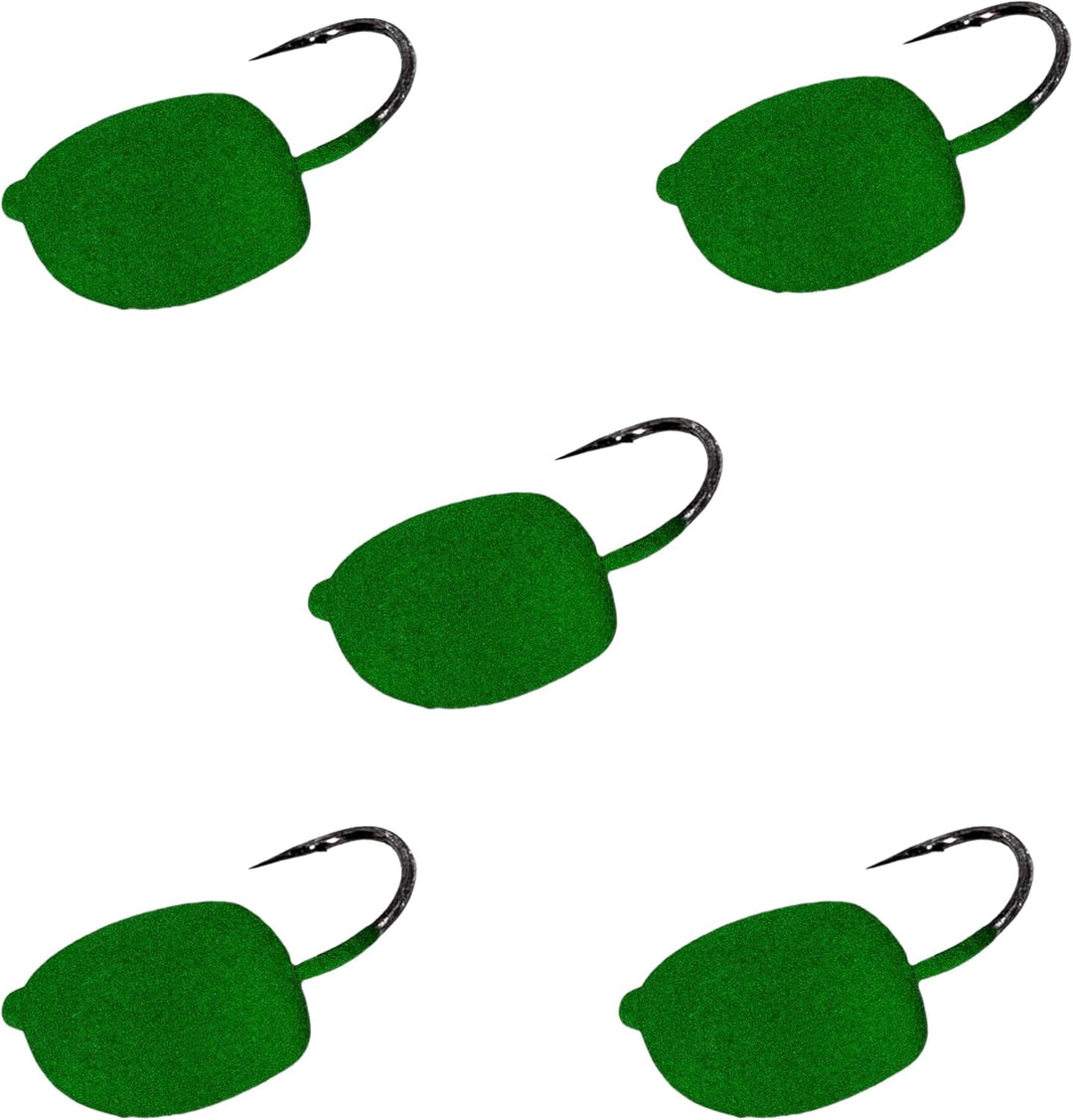 Intent Tackle Structure Series Jig Fishing Lure, Fishing Jigs, Jig Heads Saltwater, Crappie Hooks, Mustad Hooks Saltwater Jig (5 Pack)